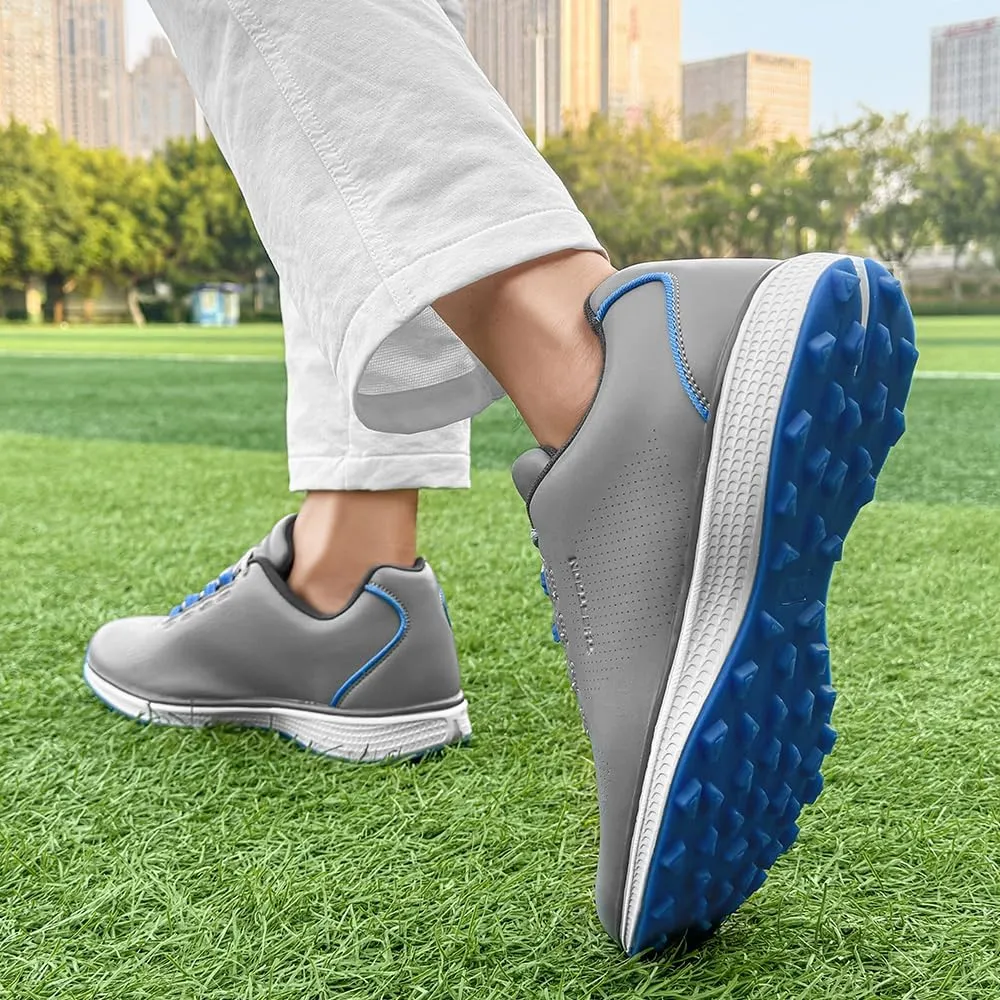 THESTRON Professional Men's Golf Shoes Lighweight Comfortable Spikeless Golf Sport Training Sneakers for Men
