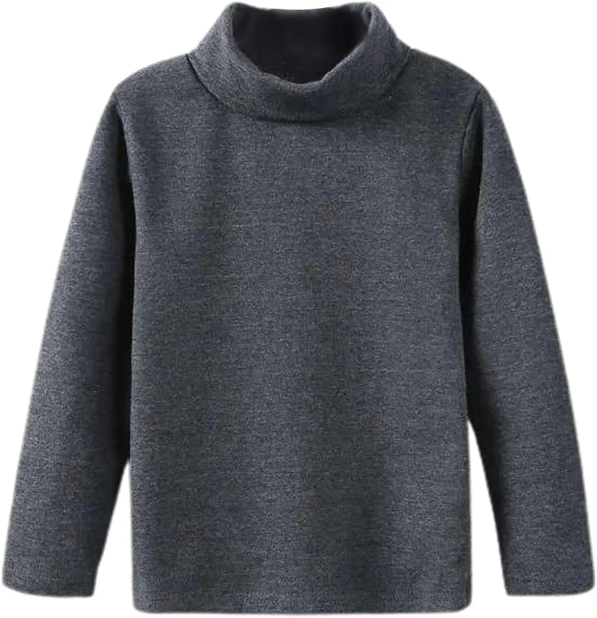Toddler Baby Girl Basic Solid Turtleneck T Shirt Top Long Sleeve Soft Cotton Clothes for Baby Girl