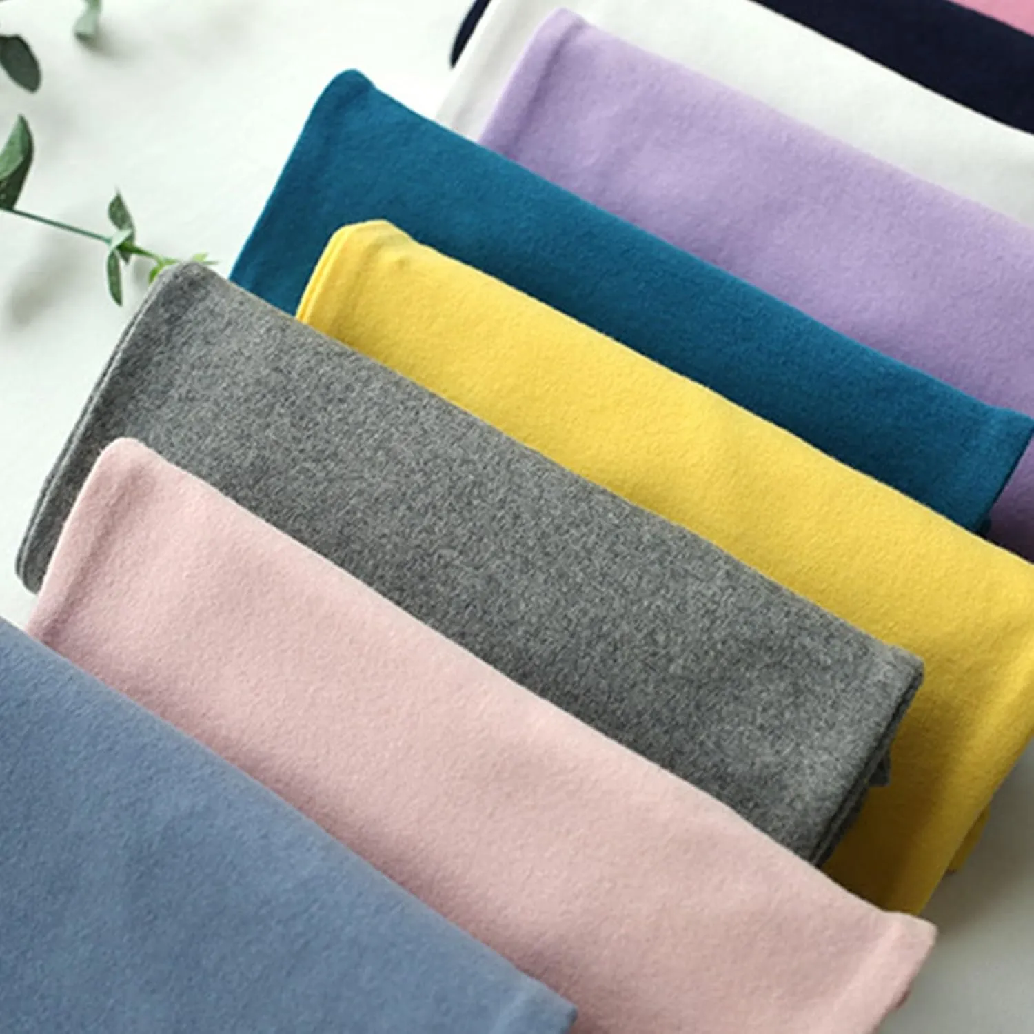 Toddler Baby Girl Long Sleeve T Shirt Kids Basic Solid Turtleneck Tee Top Cotton Clothes 16T