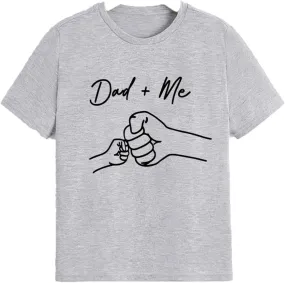 Toddler Boys Girls Short Sleeve Shirts Childrens Funny Father's T Shirt Tops for Kids Casual Crewneck Tee Clothes