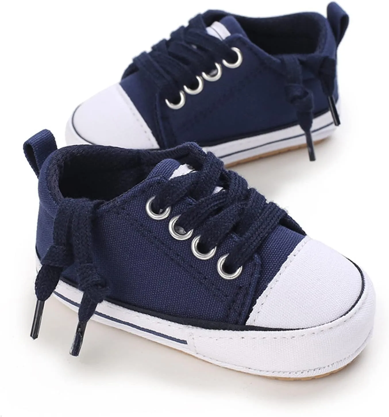 Toddler Boys Girls Sneakers Low Top Adjustable Strap Canvas Shoes for Kids Flat Shoes Spring Summer Shoes