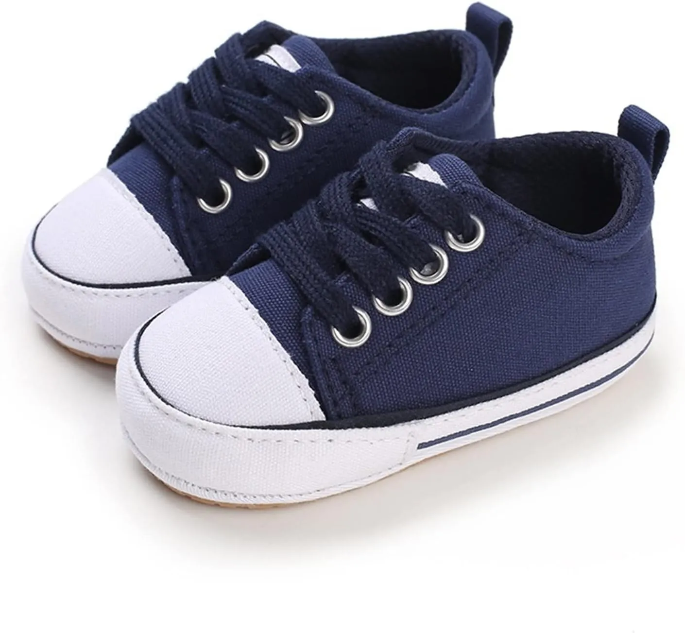 Toddler Boys Girls Sneakers Low Top Adjustable Strap Canvas Shoes for Kids Flat Shoes Spring Summer Shoes