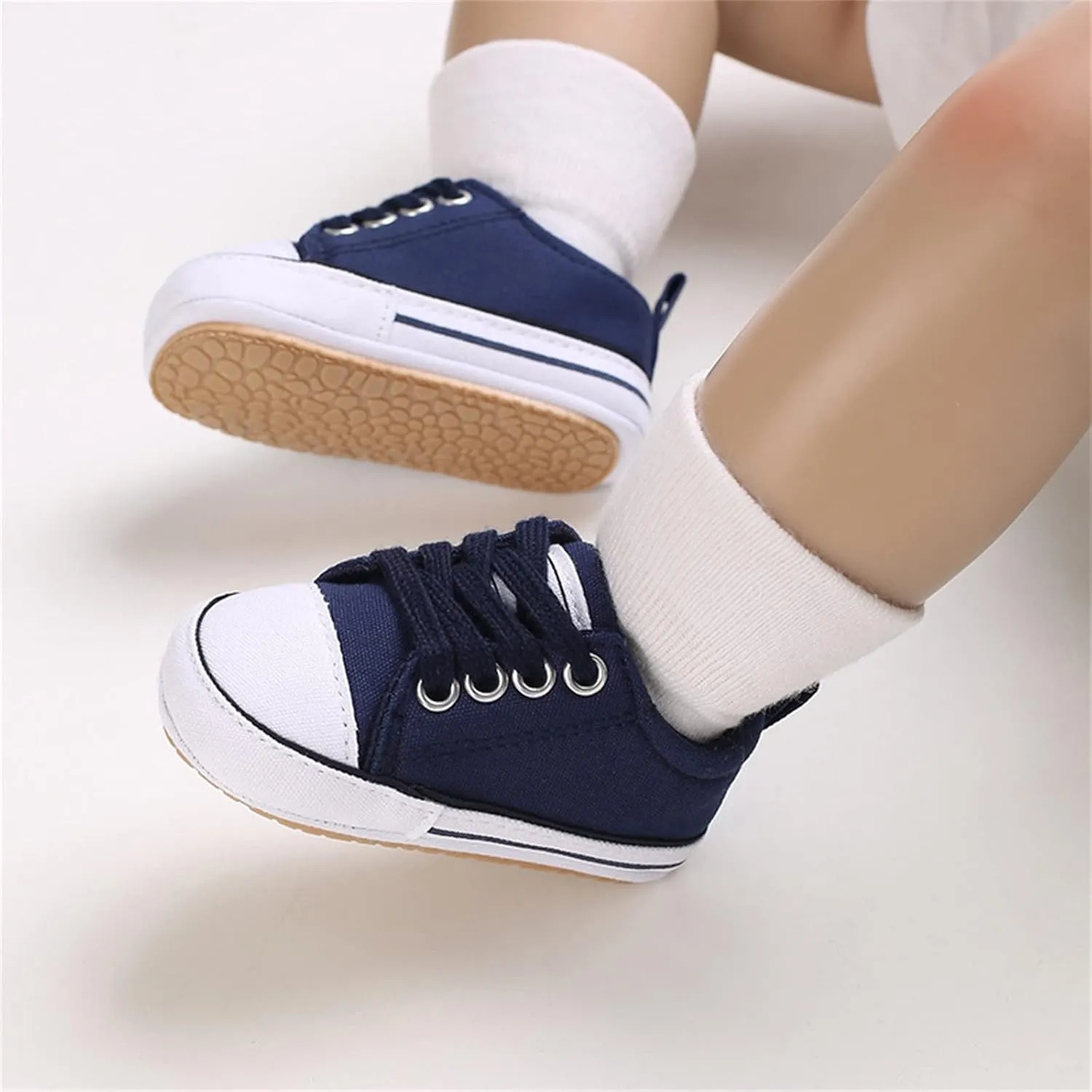 Toddler Boys Girls Sneakers Low Top Adjustable Strap Canvas Shoes for Kids Flat Shoes Spring Summer Shoes