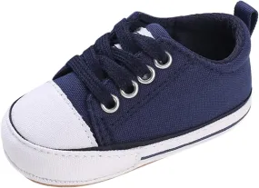 Toddler Boys Girls Sneakers Low Top Adjustable Strap Canvas Shoes for Kids Flat Shoes Spring Summer Shoes