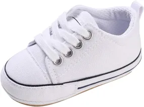 Toddler Boys Girls Sneakers Low Top Adjustable Strap Canvas Shoes for Kids Flat Shoes Spring Summer Shoes