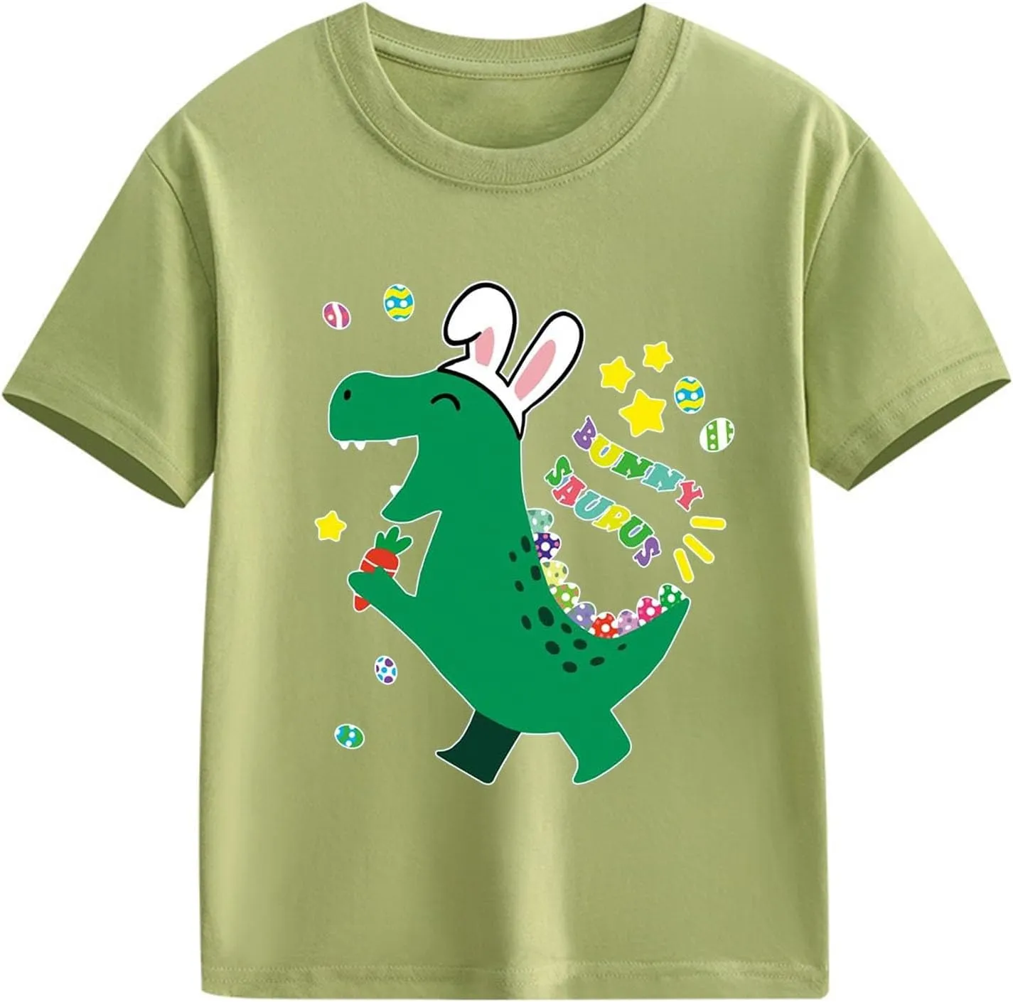 Toddler Easter Shirts Boy Short Sleeve Tractor Bunny Tshirt for Kids Cotton Tee Tops 2 13 Years Long Tee Shirt