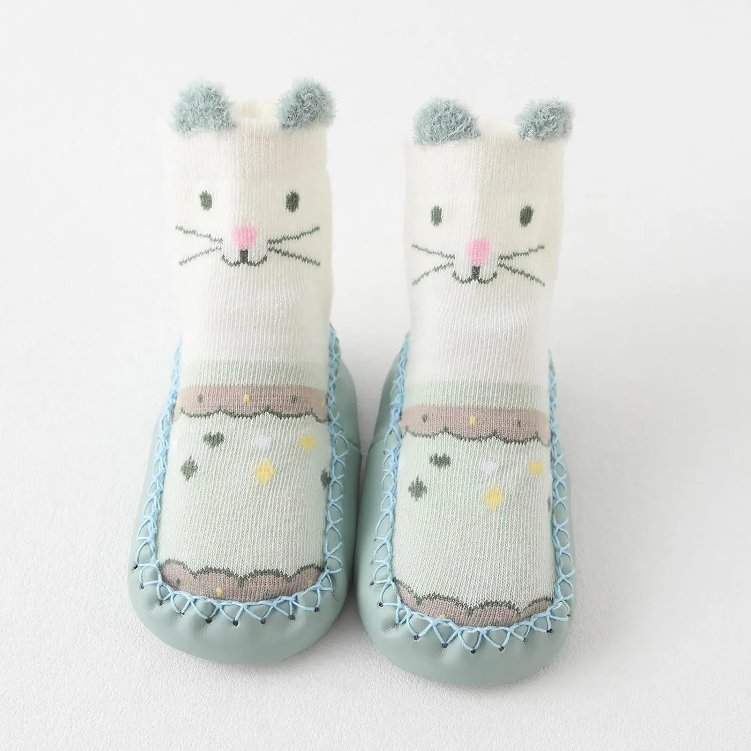 Toddler Fall Flat Bottom Walking Shoes Boys Girls Winter Warm Floor Socks Shoes Non Slip Shoes for Toddlers