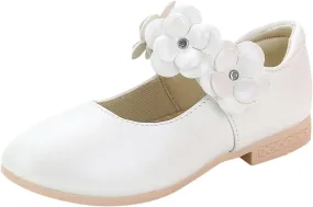 Toddler Girls Ballerina Flats Girls Dress Shoes Flower Girl Shoes Mary Jane Wedding Party Communion Shoes Flower