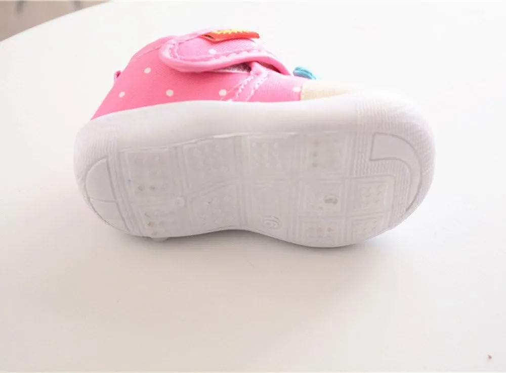 Toddler Squeaky Shoes Baby Boy Girl First-Walking Sneakers Infant Soft Sole Little Kid Trainers