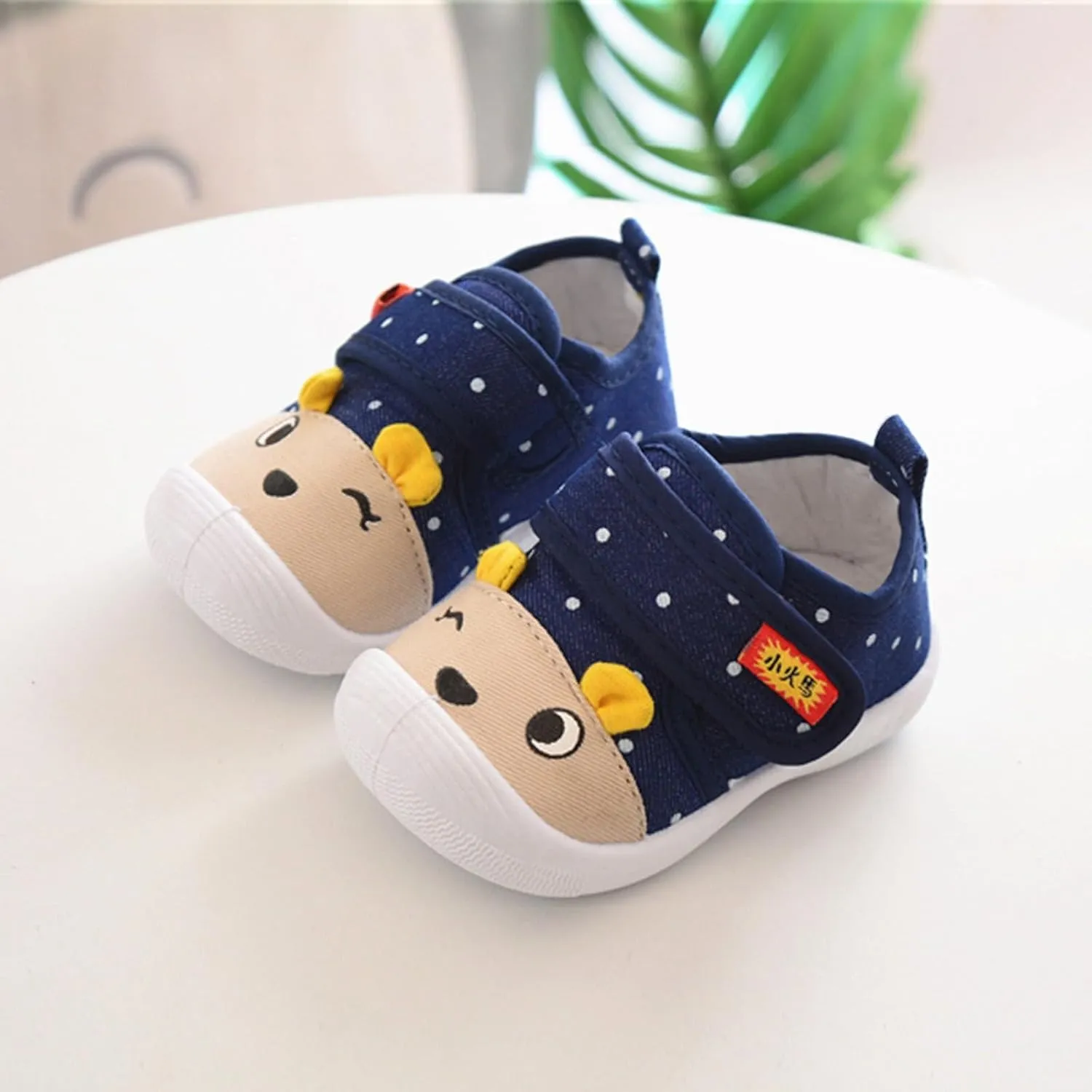Toddler Squeaky Shoes Baby Boy Girl First-Walking Sneakers Infant Soft Sole Little Kid Trainers