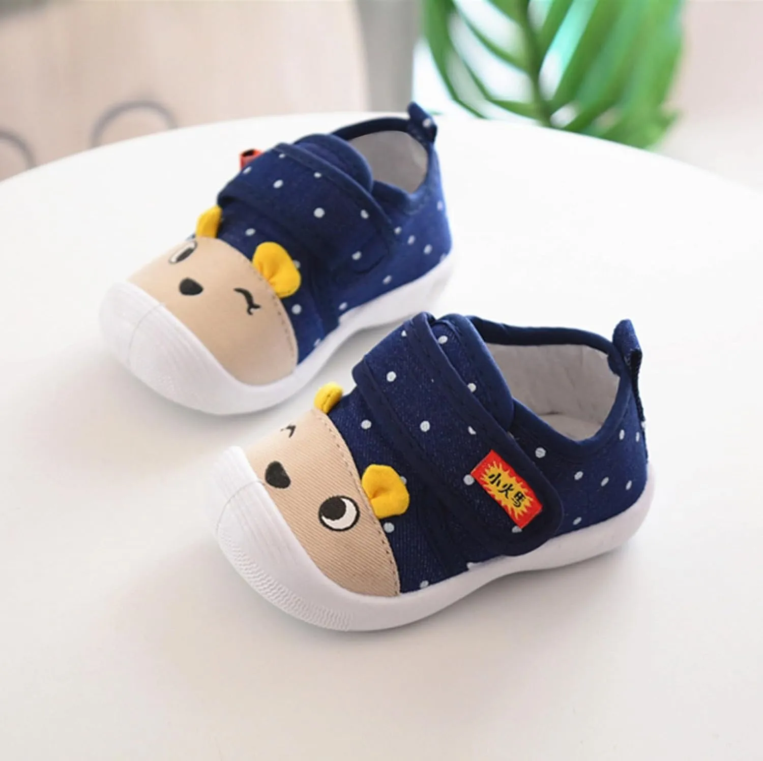 Toddler Squeaky Shoes Baby Boy Girl First-Walking Sneakers Infant Soft Sole Little Kid Trainers