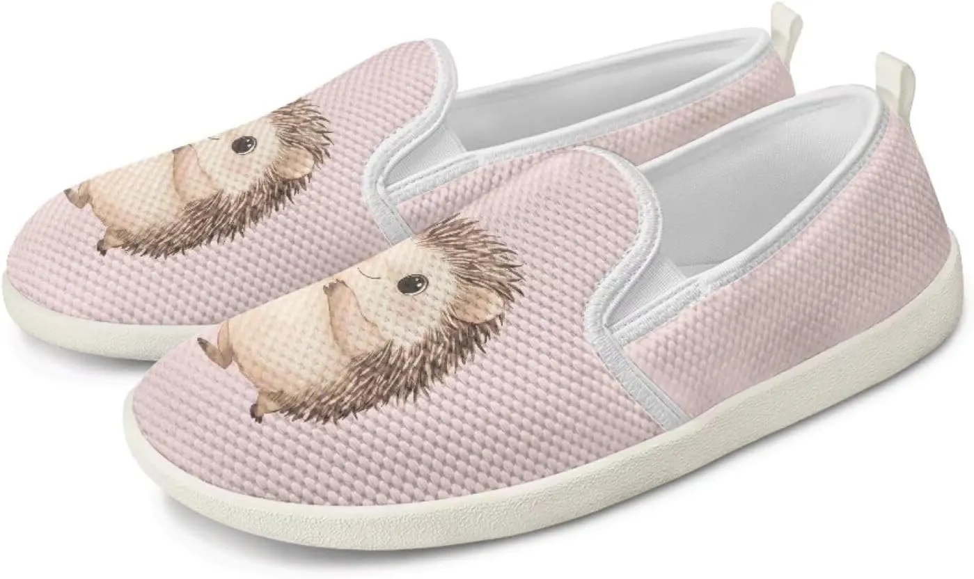 UNICEU Womens Slip On Loafers Mesh Athletic Shoes Lightweight Breathable Road Running Shoes Womens Work Flats Shoes Casual Footwear