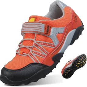 UOVO Boys Shoes Slip Resistance Running Hiking Outdoor Athletic Fashion Sneakers for Kids (Little Kid/Big Kid) (Orange)