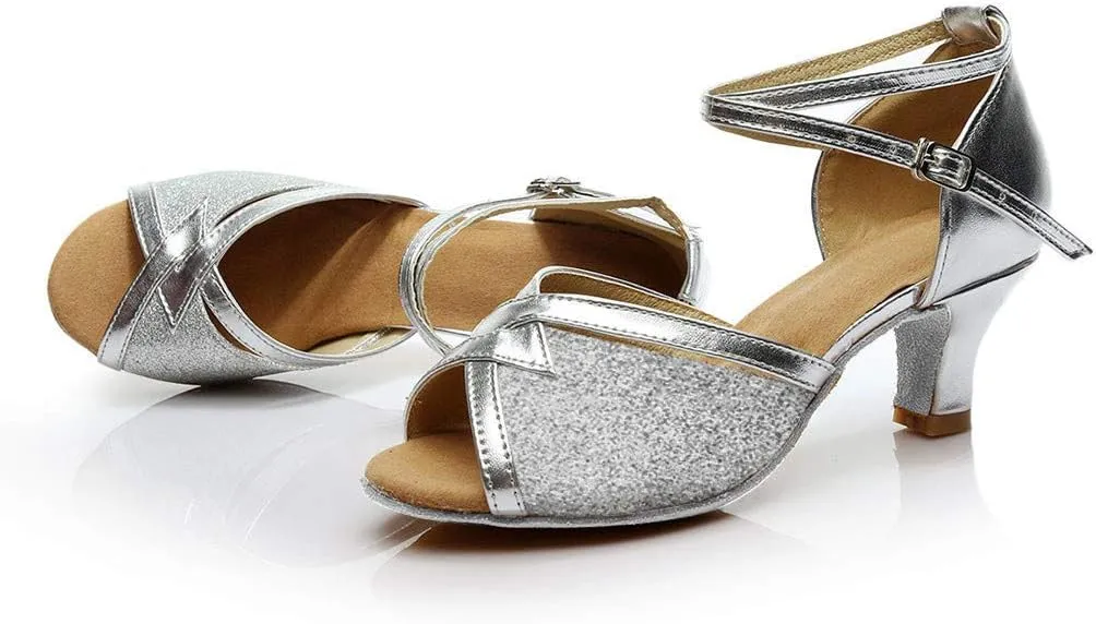 Wedding Heels Ankle Strap High Heel Sandals for Women Black Block Heels Women's Open Toe Heeled Sandals