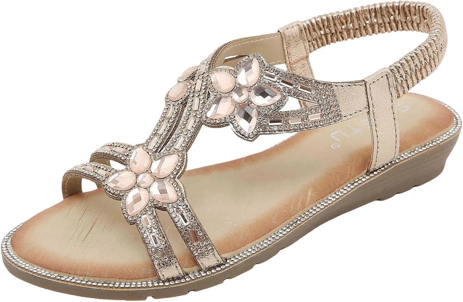 Wedge Sandals Womens Low Wedges Platform Sandals Womens Beach Sandals Women's Ankle Strap Low Wedge Sandals