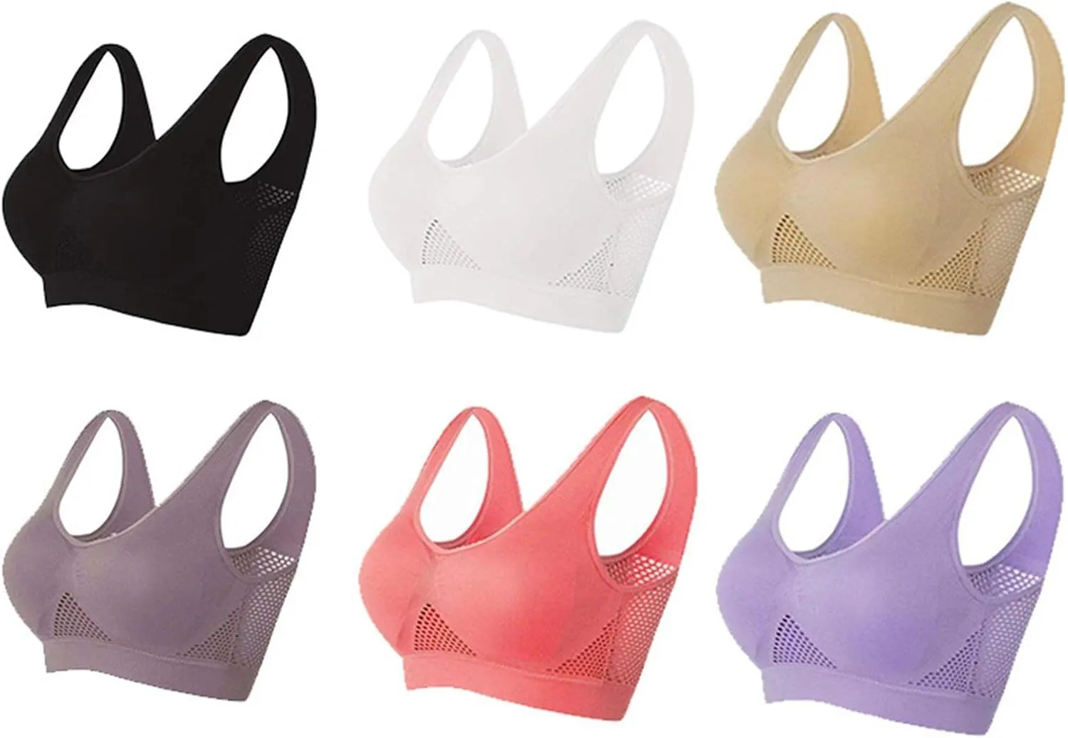 White Lace Bra Sexy Thin Silk Back Anti Sagging Sports Bra Sports Bra Workout Top Yoga Bras for Women Womens Sports