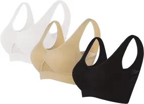 White Lace Bra Sexy Thin Silk Back Anti Sagging Sports Bra Sports Bra Workout Top Yoga Bras for Women Womens Sports
