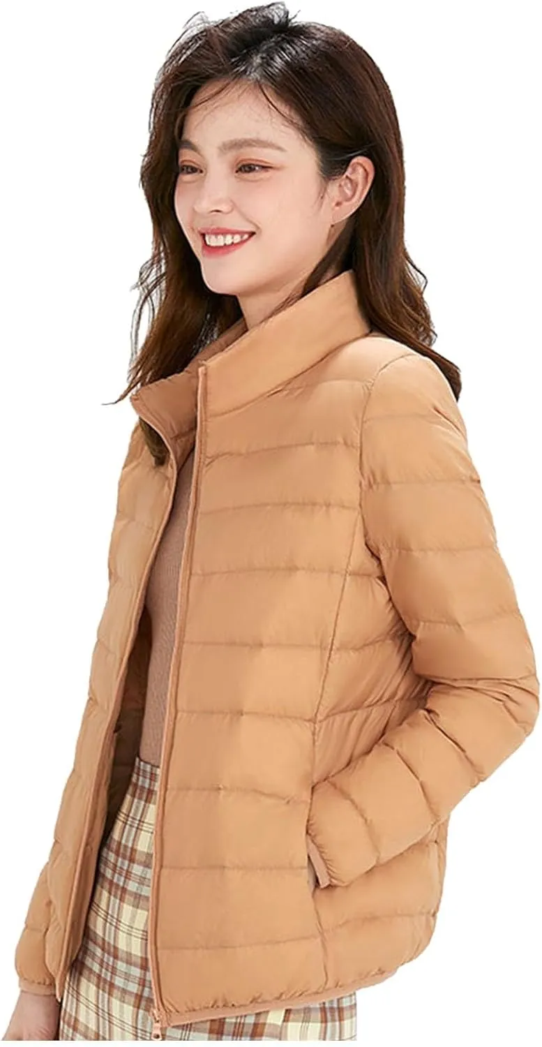 Winter Coats For Women Packable Down Jacket Womens Womens Puffer Jacket With Hood Floral Bomber Jacket Women