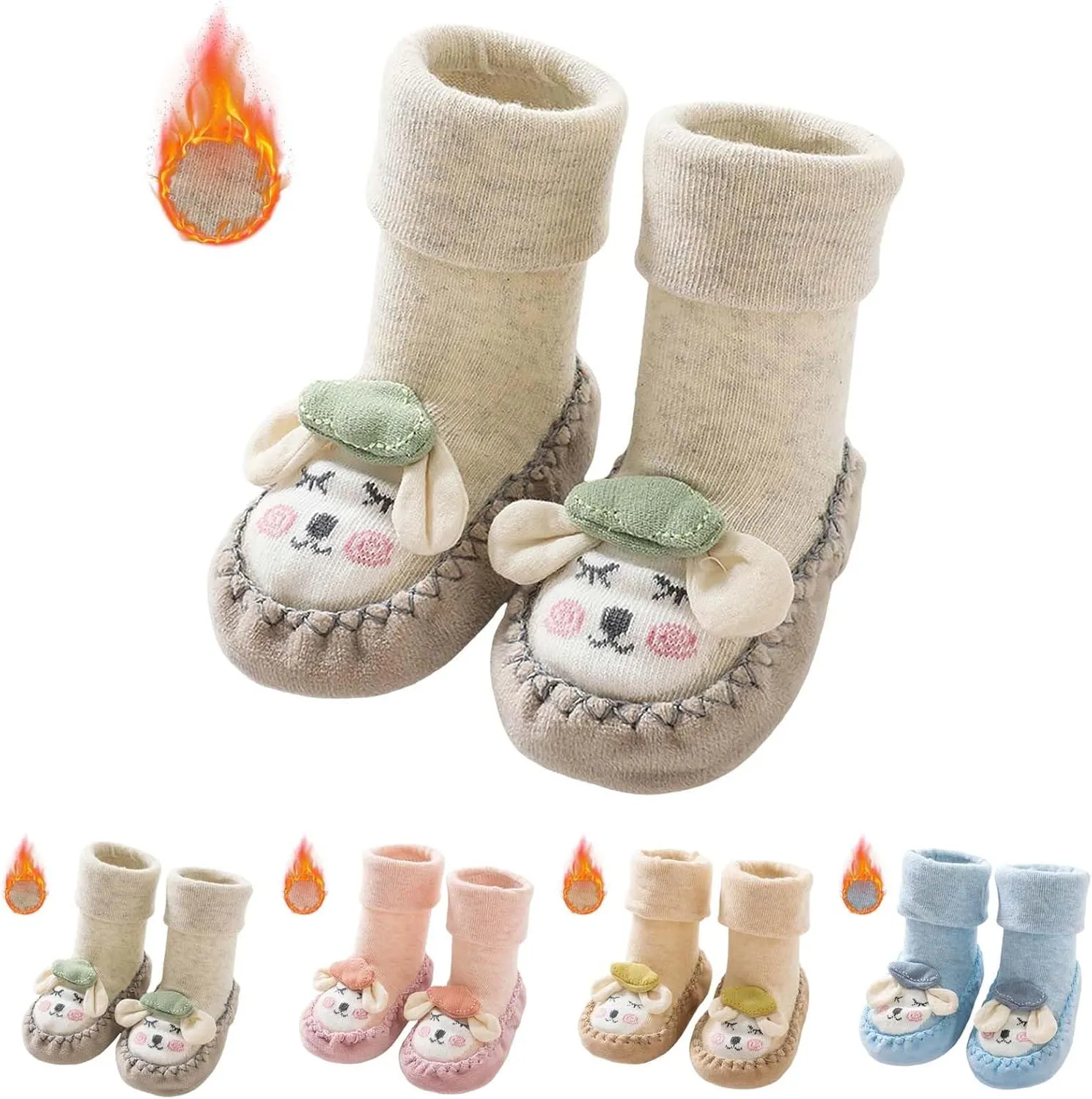 Winter Infant Toddler Shoes Boys Girls Baby Shoes Soft Sole Slip On Shoes Cute Animal Size 5 Toddler Boots Girls