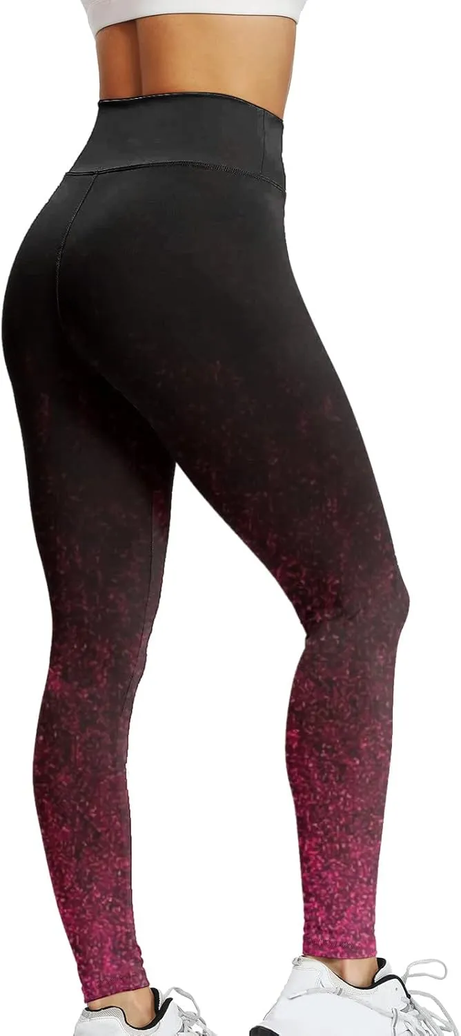 Winter Leggings for Women Fleece Lined Printed Pants for Women Work Womens Thermal Leggings