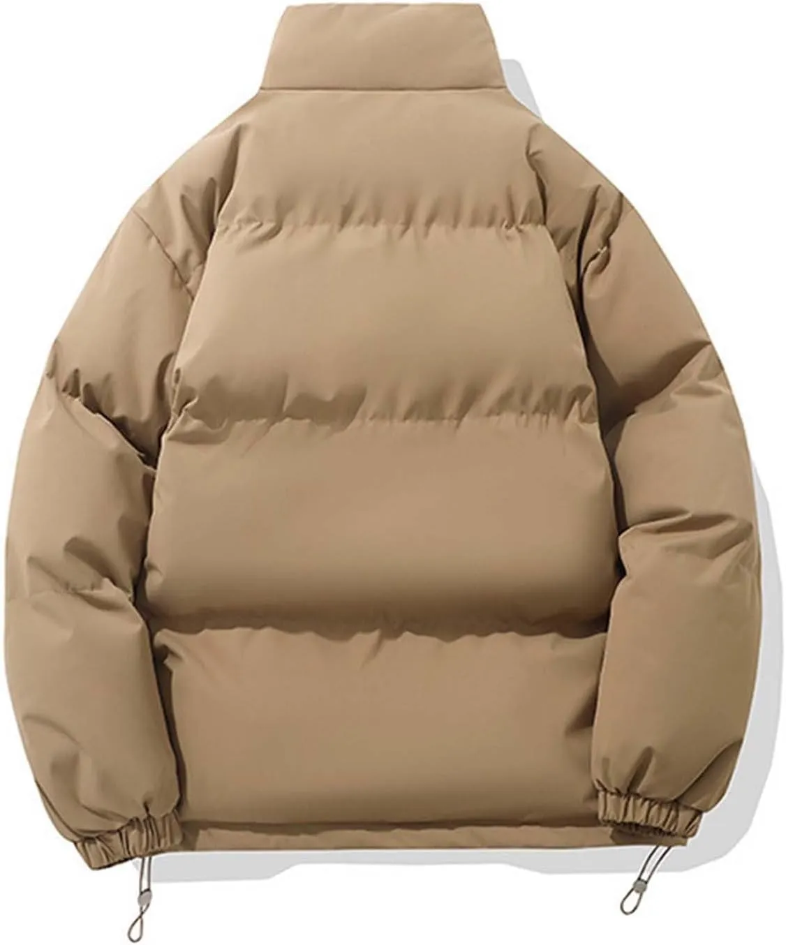 Women Casual Couple Bread Coat Quilted Zipper Long Sleeve Puffer Jacket Thermal Thickened Loose Puffer Down Plus Size
