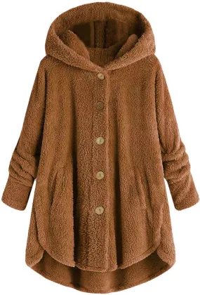 Women Fashion Color Block Faux Shearling Coat Plus Size Women Women'S Coat Womens Sherps Jacket Womens Fleece Zip Up