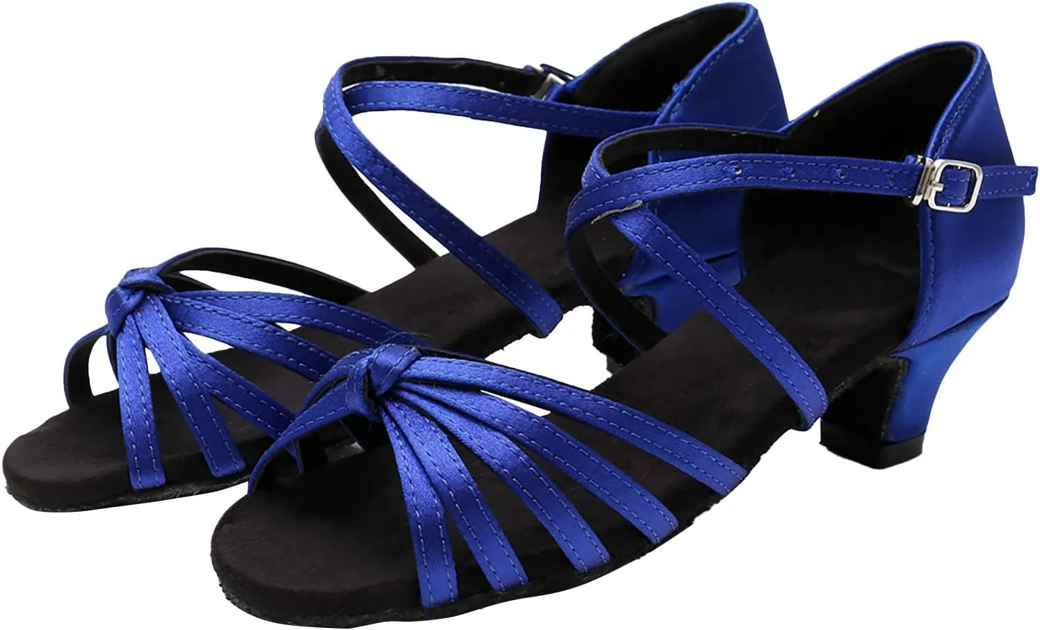 Women Heels Stylish Heeled Sandals for Party Prom Wedding Sparkly Heels Women's Chunk Low Heel Pump Sandals