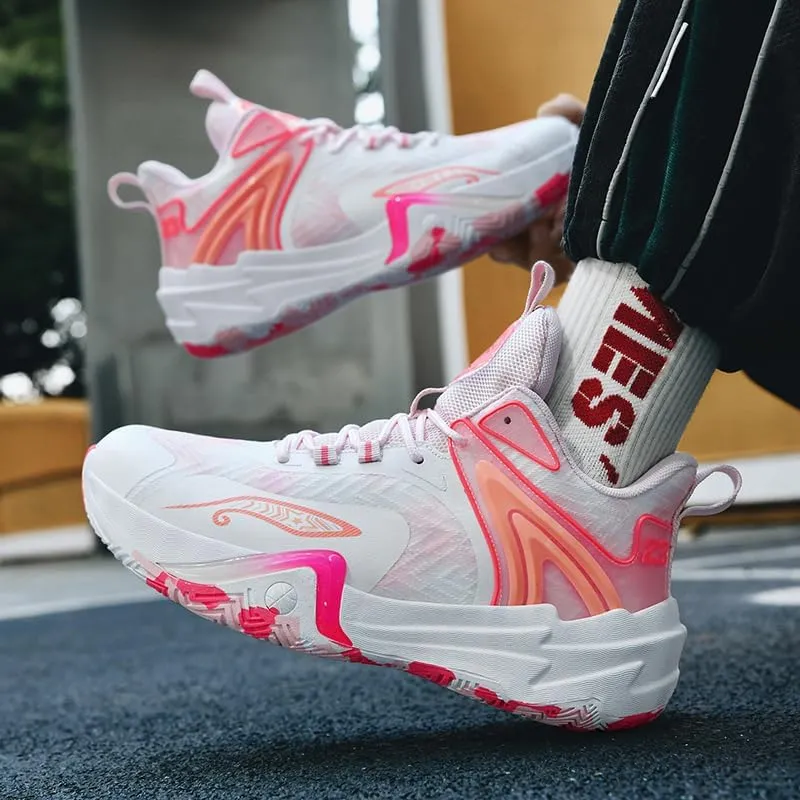 Women Men Basketball Shoes Walking Running Shoes Breathable Comfortable Sneakers for Adult