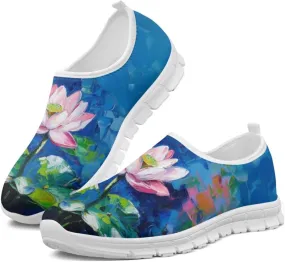 Women Slip On Tennis Shoes Casual Sneakers Womens Non Slip Work Shoes