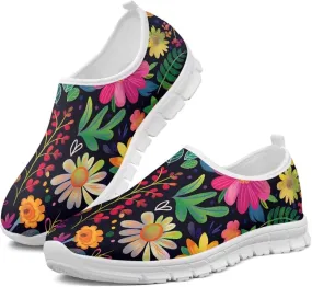 Women Slip On Tennis Shoes Womens Non Slip Work Shoes Casual Sneakers