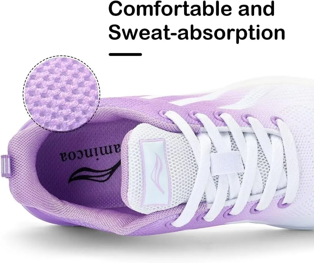 Womens Air Running Shoes Womens Walking Shoes Lightweight Women Sneakers Air Cushion Tennis Shoes for Gym Workout Sports