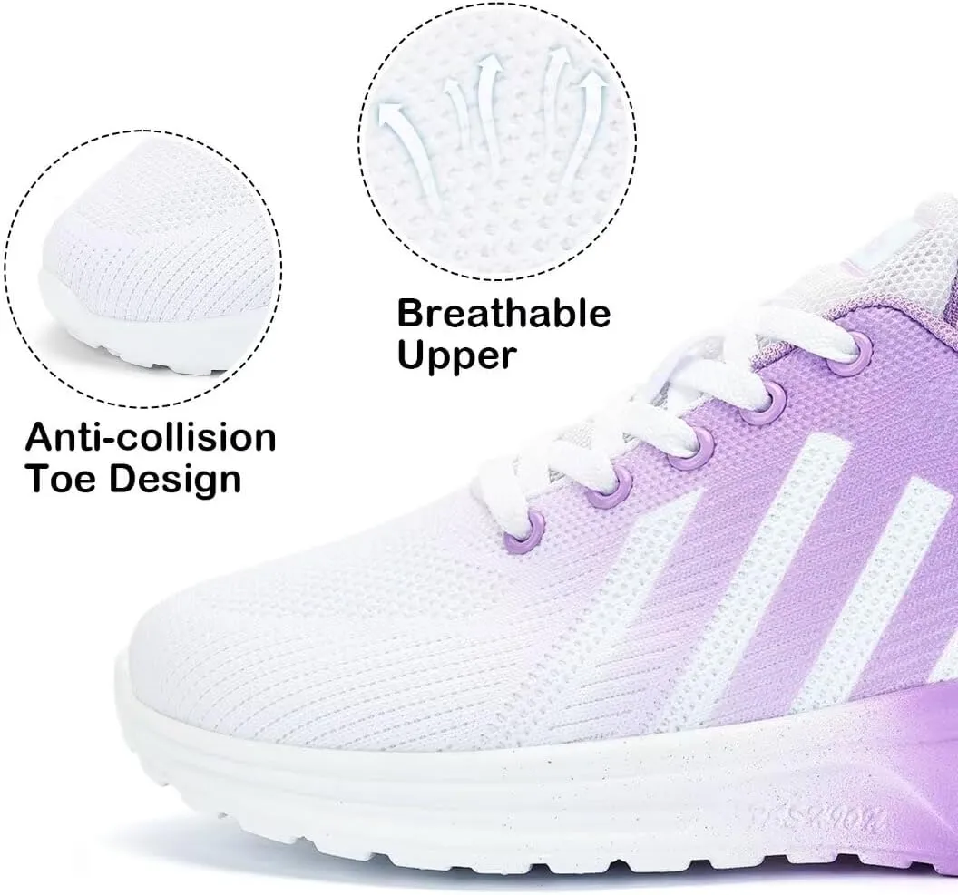Womens Air Running Shoes Womens Walking Shoes Lightweight Women Sneakers Air Cushion Tennis Shoes for Gym Workout Sports