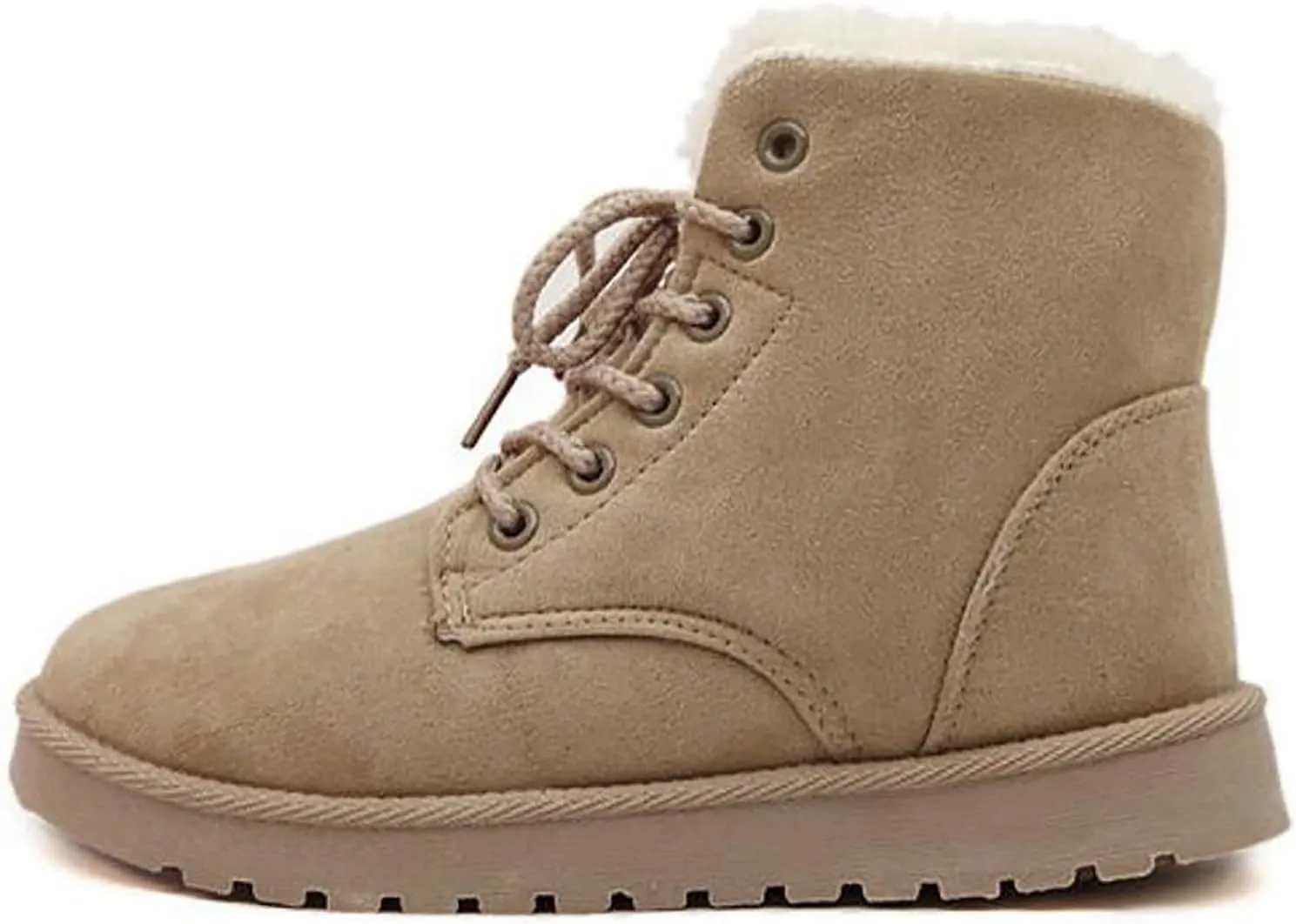 Womens Ankle Boots Snow Boots for Women Short Leather Boots Stacked Heel Womens Fahsion Boots Comfortable Womens Boot