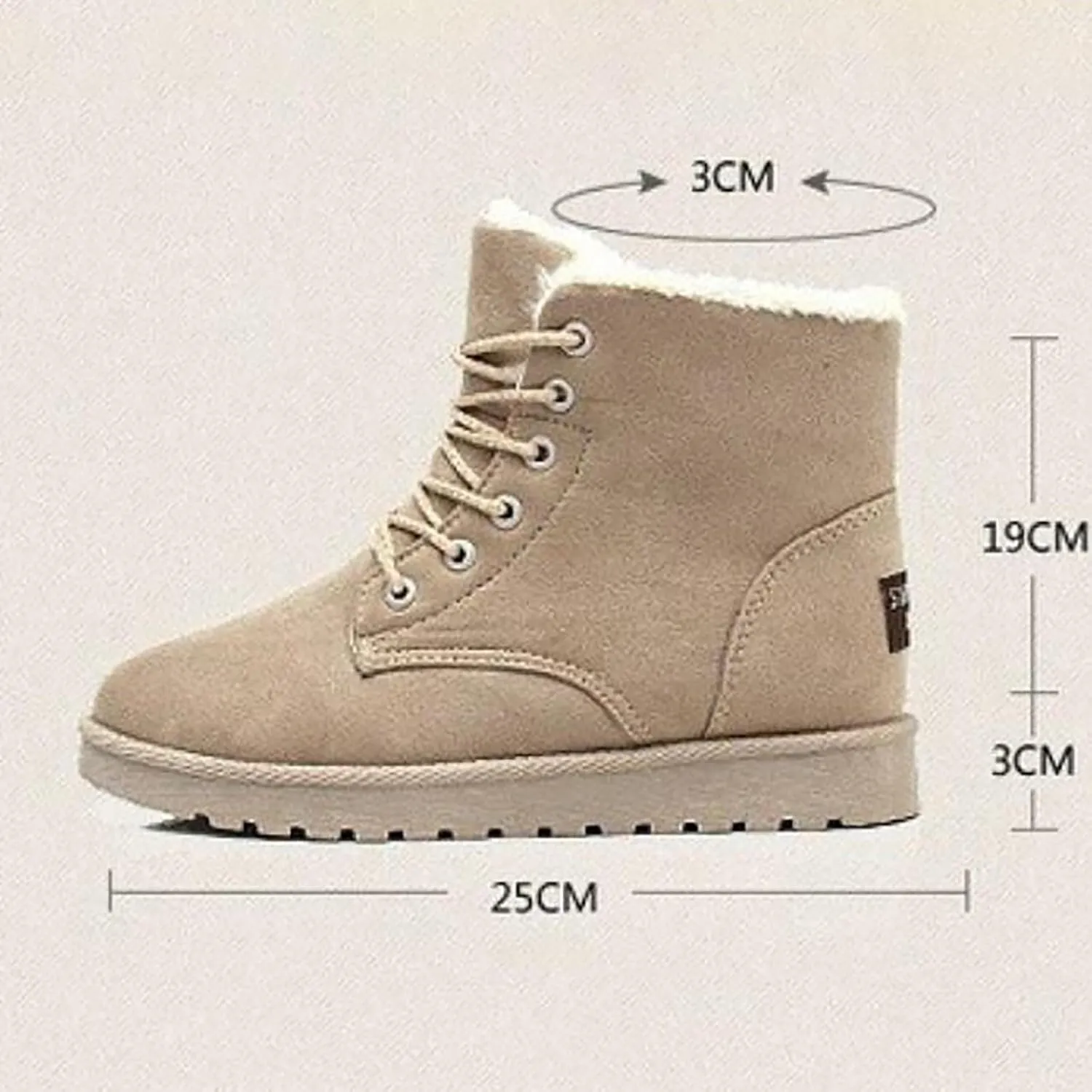 Womens Ankle Boots Snow Boots for Women Short Leather Boots Stacked Heel Womens Fahsion Boots Comfortable Womens Boot