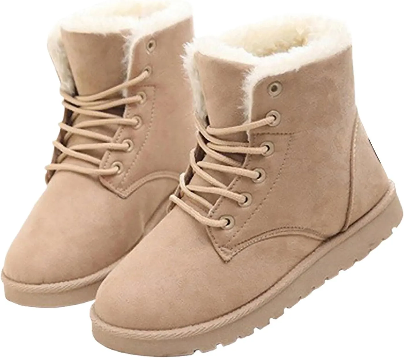 Womens Ankle Boots Snow Boots for Women Short Leather Boots Stacked Heel Womens Fahsion Boots Comfortable Womens Boot