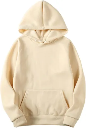 Womens Basic Hoodies Casual Long Sleeve Pullover 2024 Fall Plain Hooded Sweatshirts Lightweight Loose Gym Hoodie