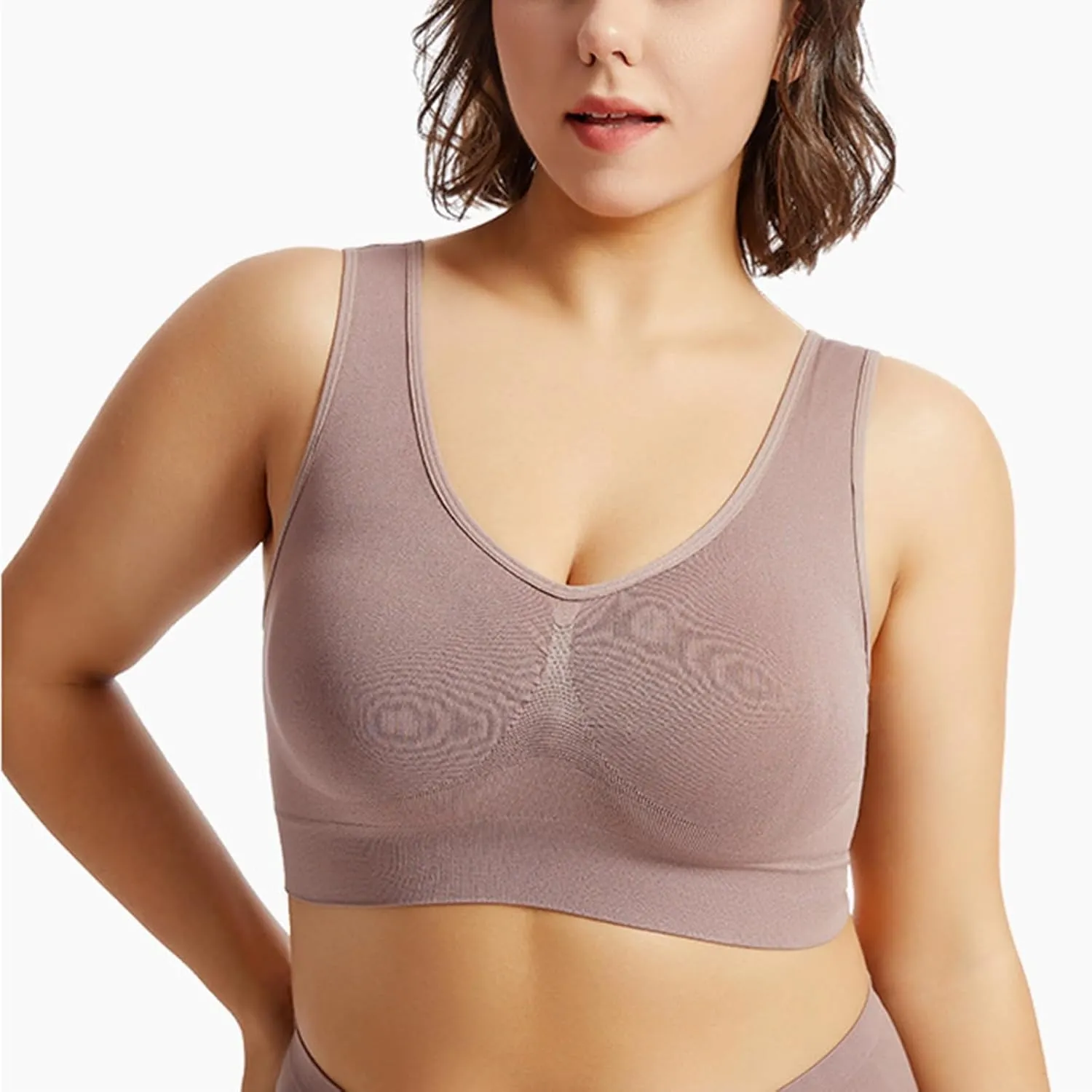 Womens Bras,Sports Bras for Women,Padded Sports Bra Tank Top Large Hollow Sports Tank Top with Chest Cushion Bra