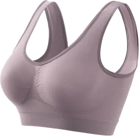 Womens Bras,Sports Bras for Women,Padded Sports Bra Tank Top Large Hollow Sports Tank Top with Chest Cushion Bra