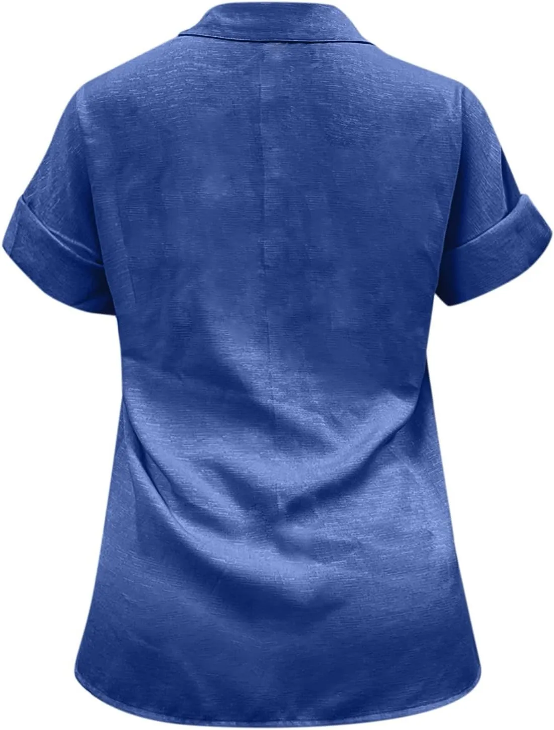 Womens Button Down Shirt Cotton and Slub Long Sleeve Pocket Button Tee Casual Popular Blouse Tops(S 3XL) Womens Top