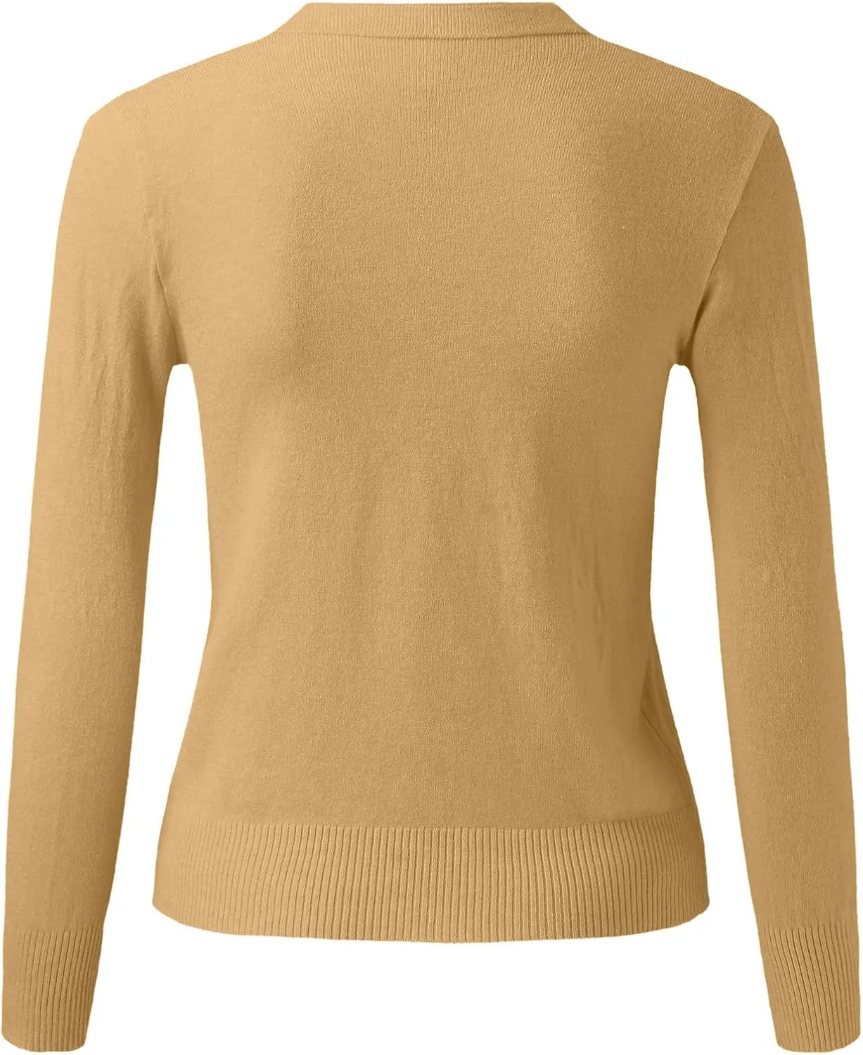 Womens Cardiagns Womens Button Down V Neck Long Sleeve Rib Knit Cardigan Sweater Womens Flowe Cardigan
