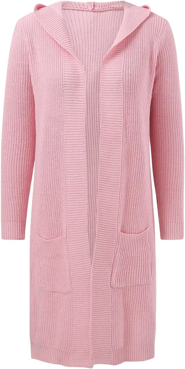 Womens Cardigan Sweaters, Womens Tops Plus Size Cardigan Long Sleeve Open Front Cardigans Long Duster