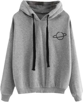 Women's Casual Long Sleeve Hoodies Sweatshirts Drawstring Pullover Tunic Tops With Pockets Loose Fit Blouses Tops