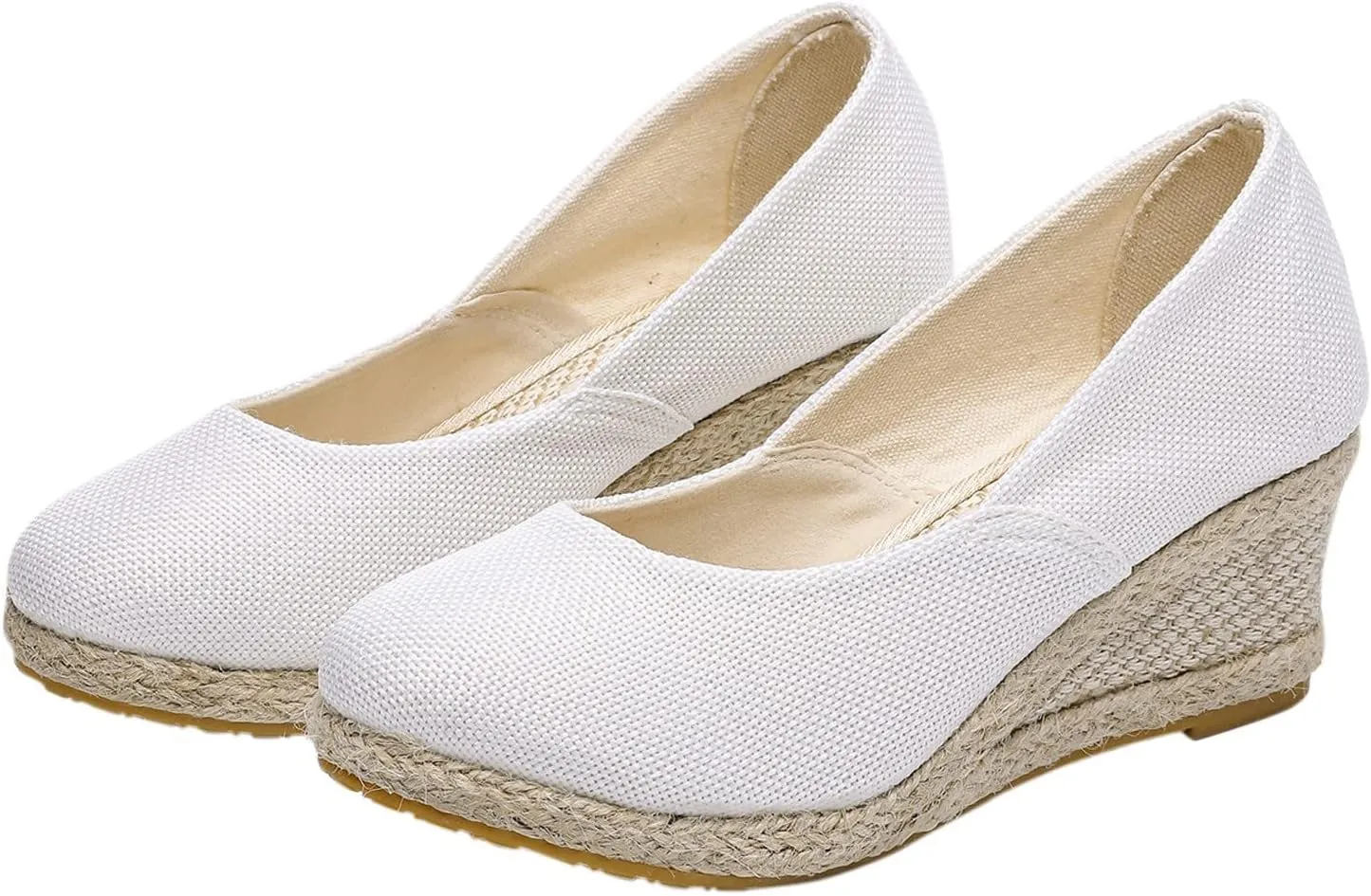 Womens Closed Toe Espadrille Wedge Heels Sandals, 2023 Retro Casual Ankle Strap Platform Wedges Summer Shoes Womens Espadrilles
