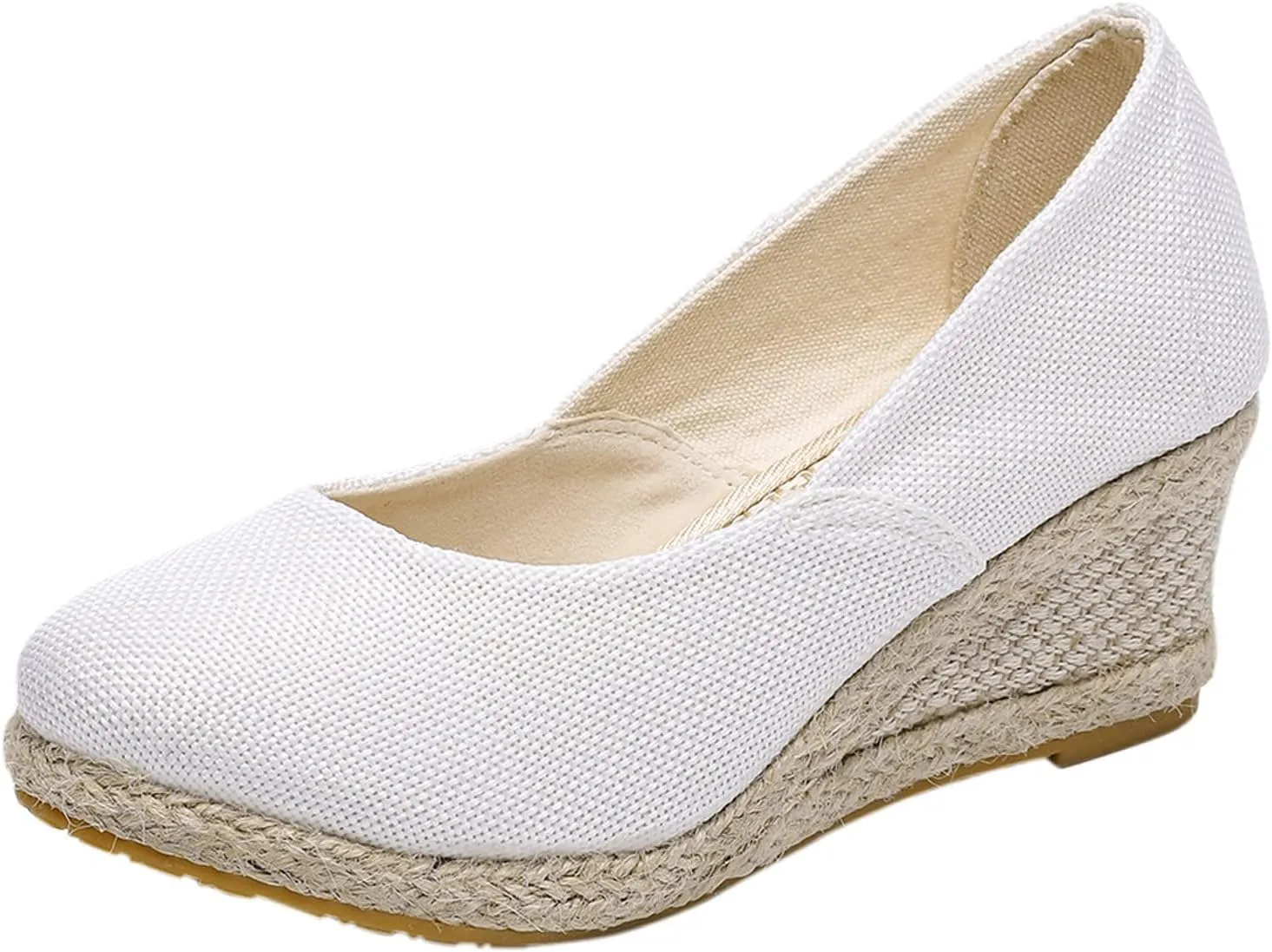 Womens Closed Toe Espadrille Wedge Heels Sandals, 2023 Retro Casual Ankle Strap Platform Wedges Summer Shoes Womens Espadrilles