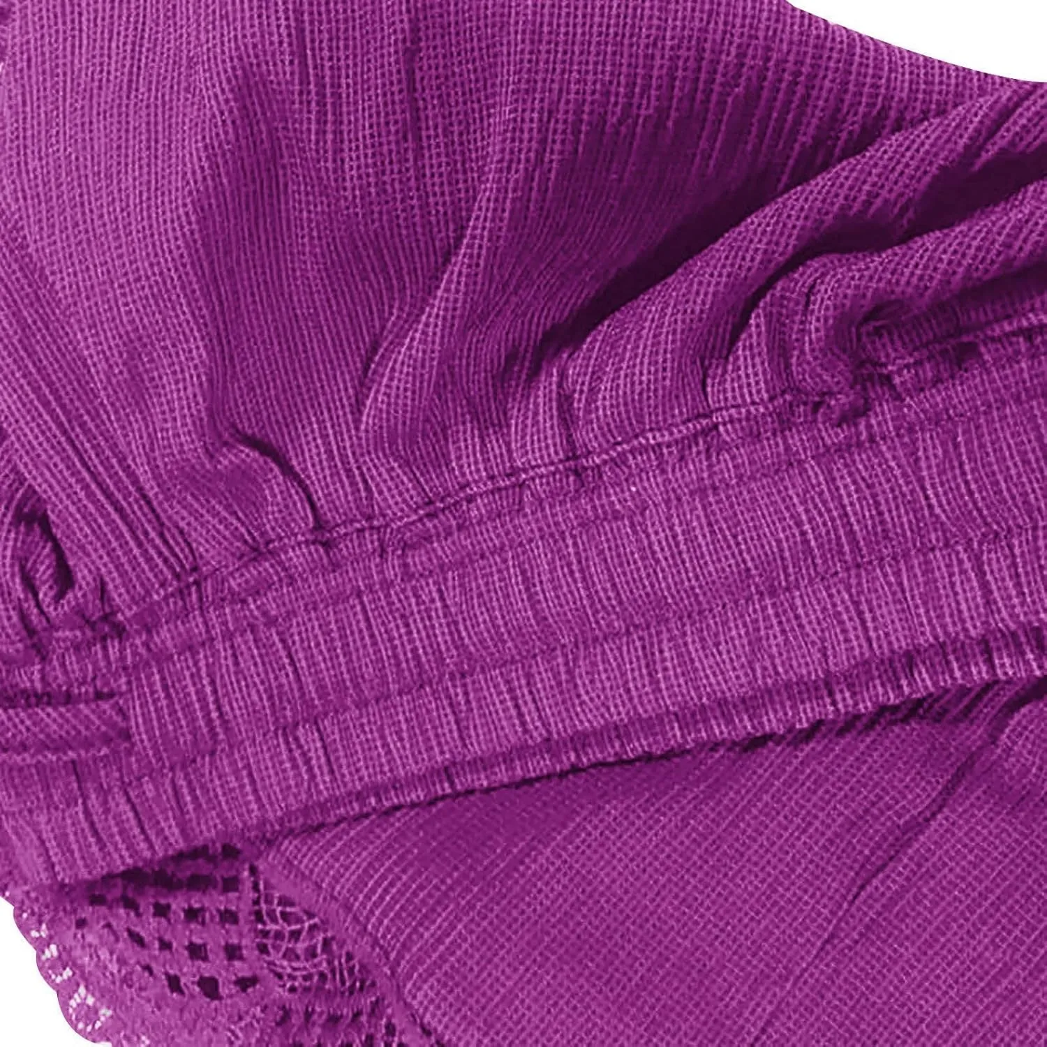 Womens Drawstring Elastic Casual Shorts High Waisted Lace Trim Shorts Comfy Trendy Summer Shorts
