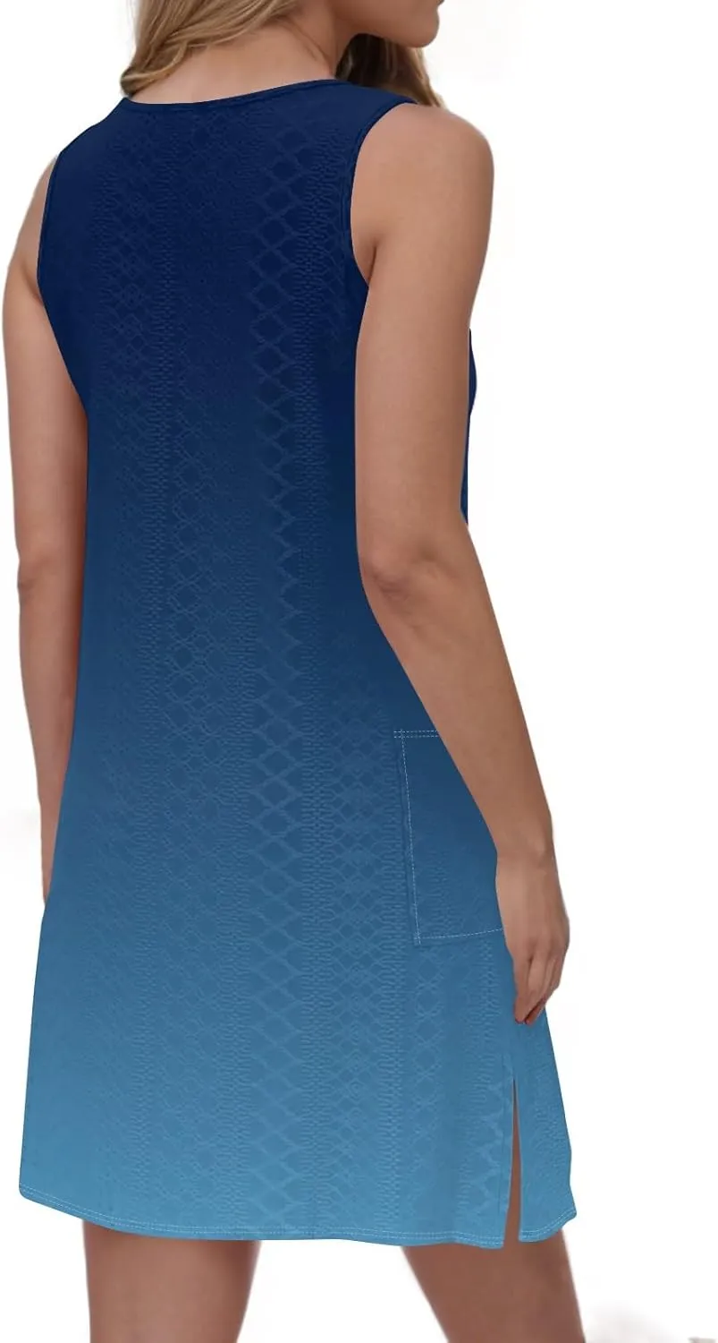 Womens Dresses for Women 2025 Fashion Spring Sleeveless Pockets Sundress Casual Summer