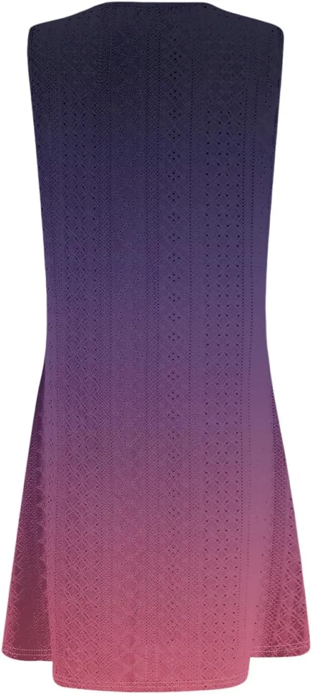 Womens Dresses for Women 2025 Fashion Spring Sleeveless Pockets Sundress Casual Summer