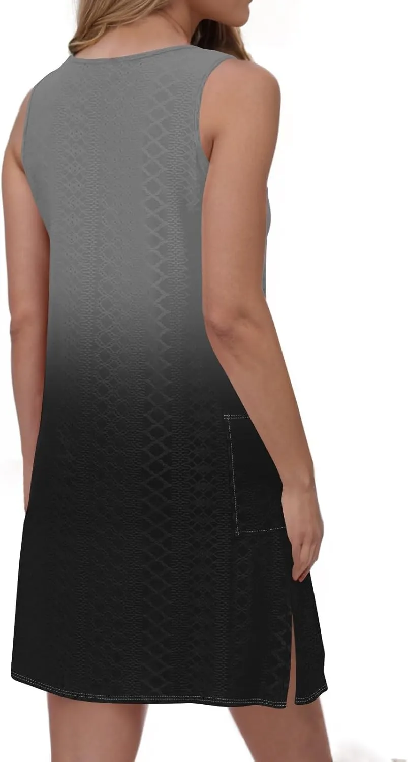 Womens Dresses for Women 2025 Fashion Spring Sleeveless Pockets Sundress Casual Summer