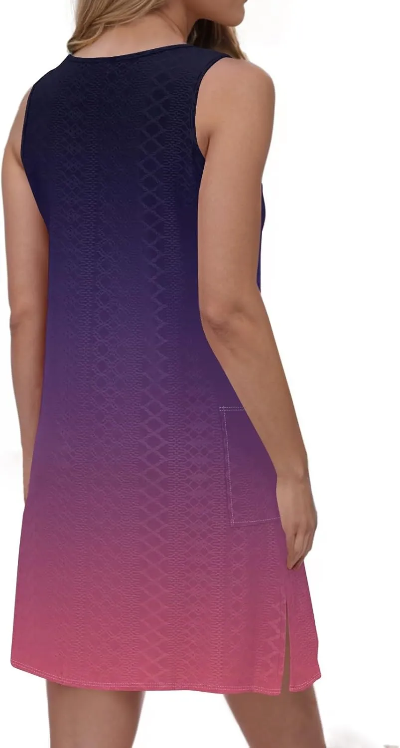 Womens Dresses for Women 2025 Fashion Spring Sleeveless Pockets Sundress Casual Summer
