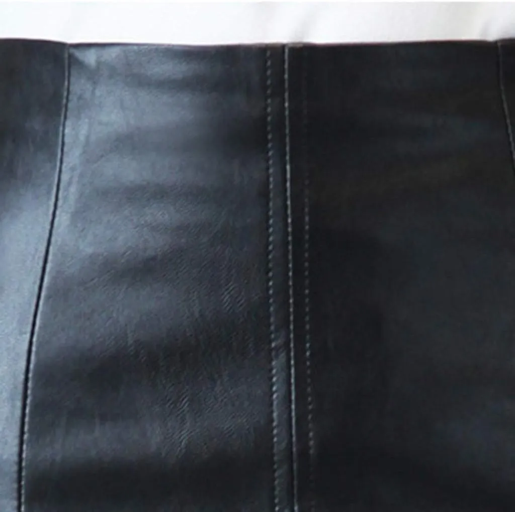 Womens Fashion Ladys Leather Skirt Casual Pencil Midi Mid-Calf Skirt Lace High Waisted A-Line Womens Midi Skirts